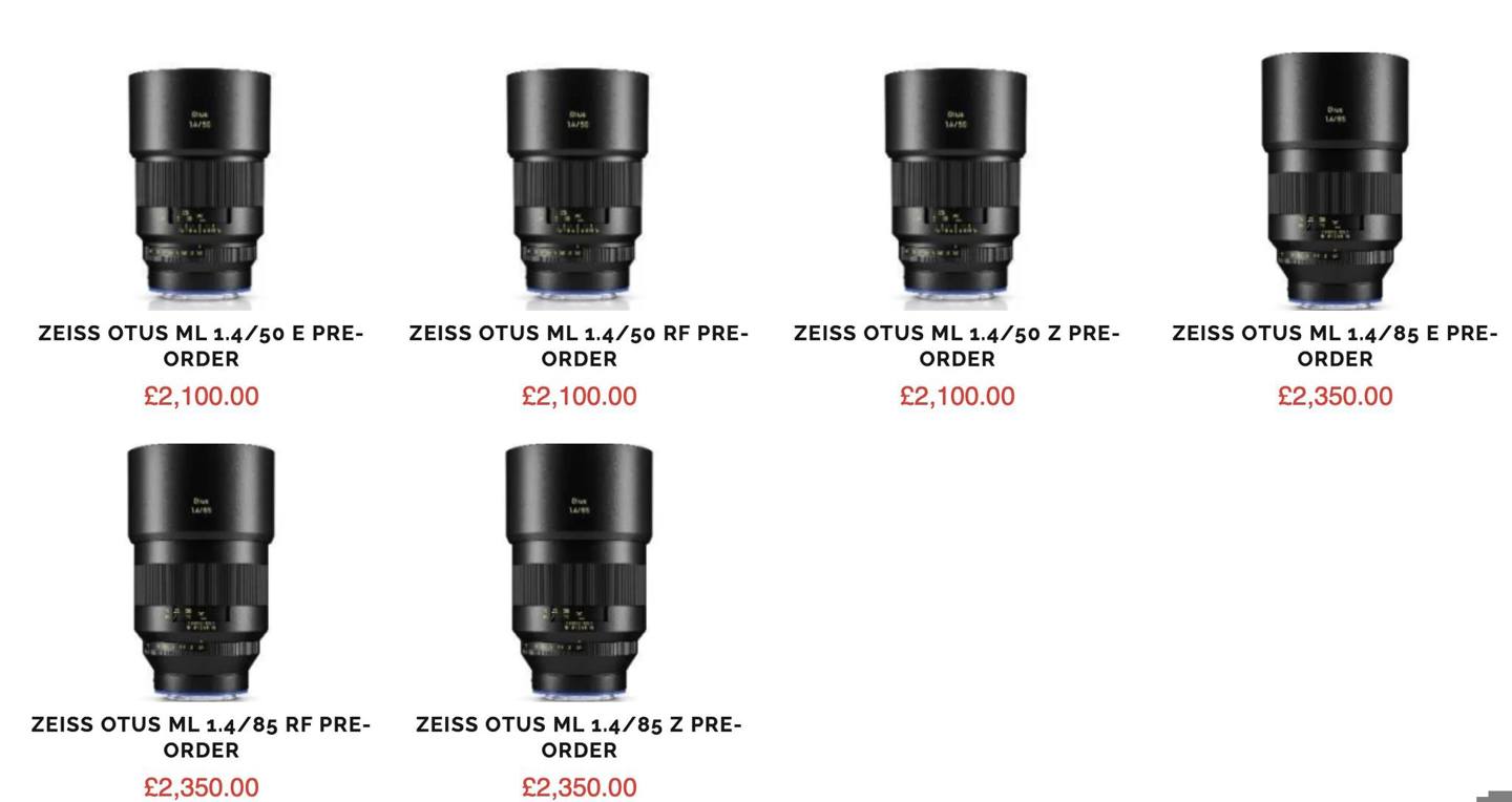 Dòng sản phẩm ZEISS OTUS ML