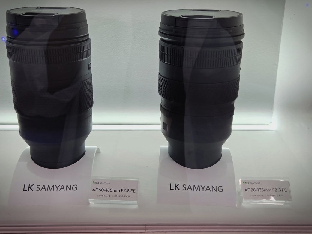 Samyang/Schneider hé lộ ống kính mới 60-180mm f/2.8 FE và 28-135mm f/2.8 FE!